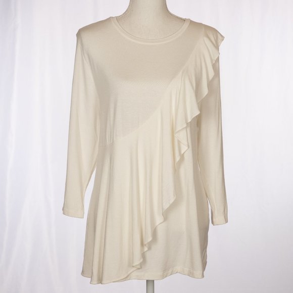 Lane Bryant Tops - NWT LANE BRYANT White Blouse Size 14/16